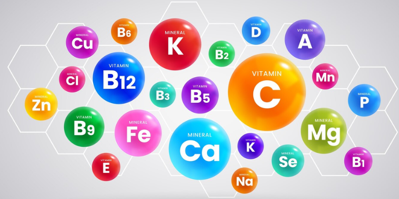 Vitaminas na fórmula